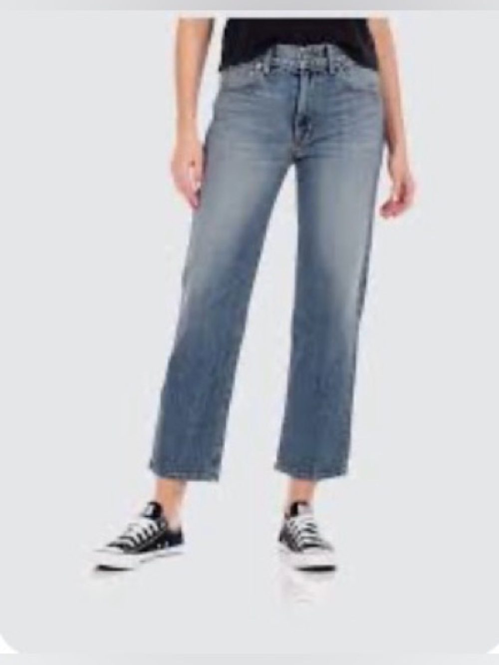 Modern American Highland High Waist Ankle Boyfriend Jeans